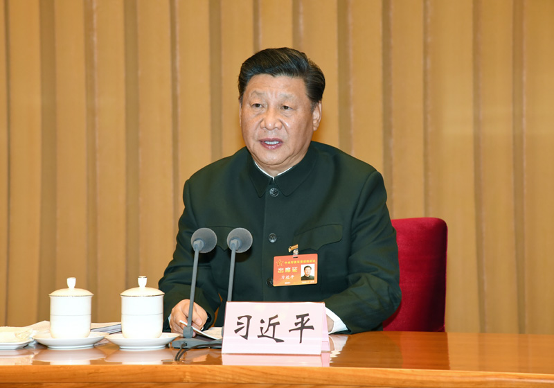 11月25日，中央軍委軍事訓(xùn)練會(huì)議在北京召開。中共中央總書記、國家主席、中央軍委主席習(xí)近平出席會(huì)議并發(fā)表重要講話。新華社記者 李剛 攝
